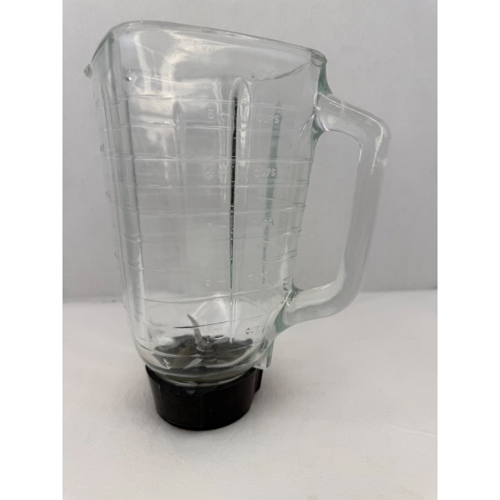 Vintage Waring Blender 5 Cup Glass Pitcher Replacement Jar Blade Base USA Made